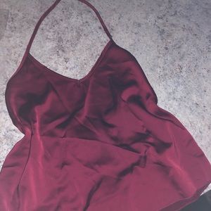 Wine red blouse